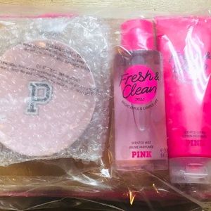 VS Fresh Clean Lot Bundle Mist Lotion Dish Soap Rug Victoria’s Secret Gift Set